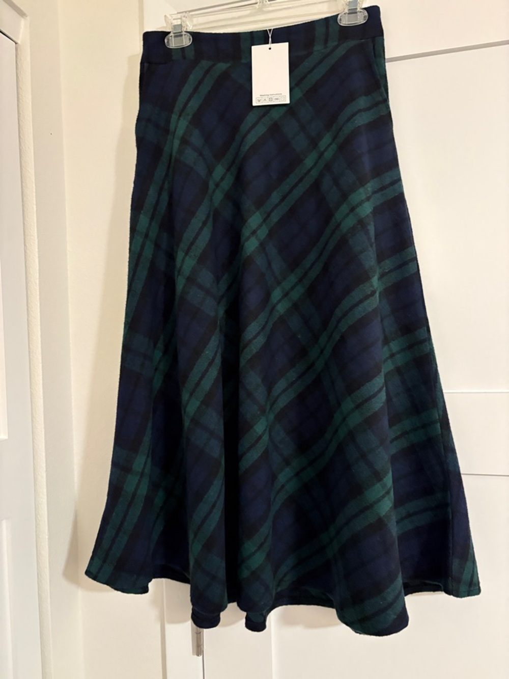 Plaid Maxi Skirt